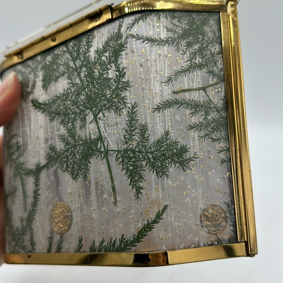 Vintage MCM Majestic Lucite Purse Handbag Pressed Pine Tree Branches - Picture 11 of 16